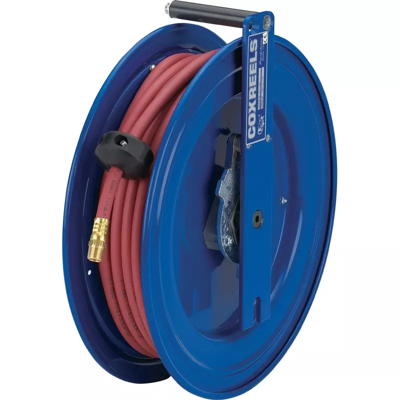 coxreels-s-series-right-side-mount-spring-driven-hose-reel-1-4-in-x-35-ft-hose-i Coxreels S Series Right Side Mount Spring Driven Hose Reel 1/4 in. x 35 ft. - Hose Included 300 PSI Model SR15-L135